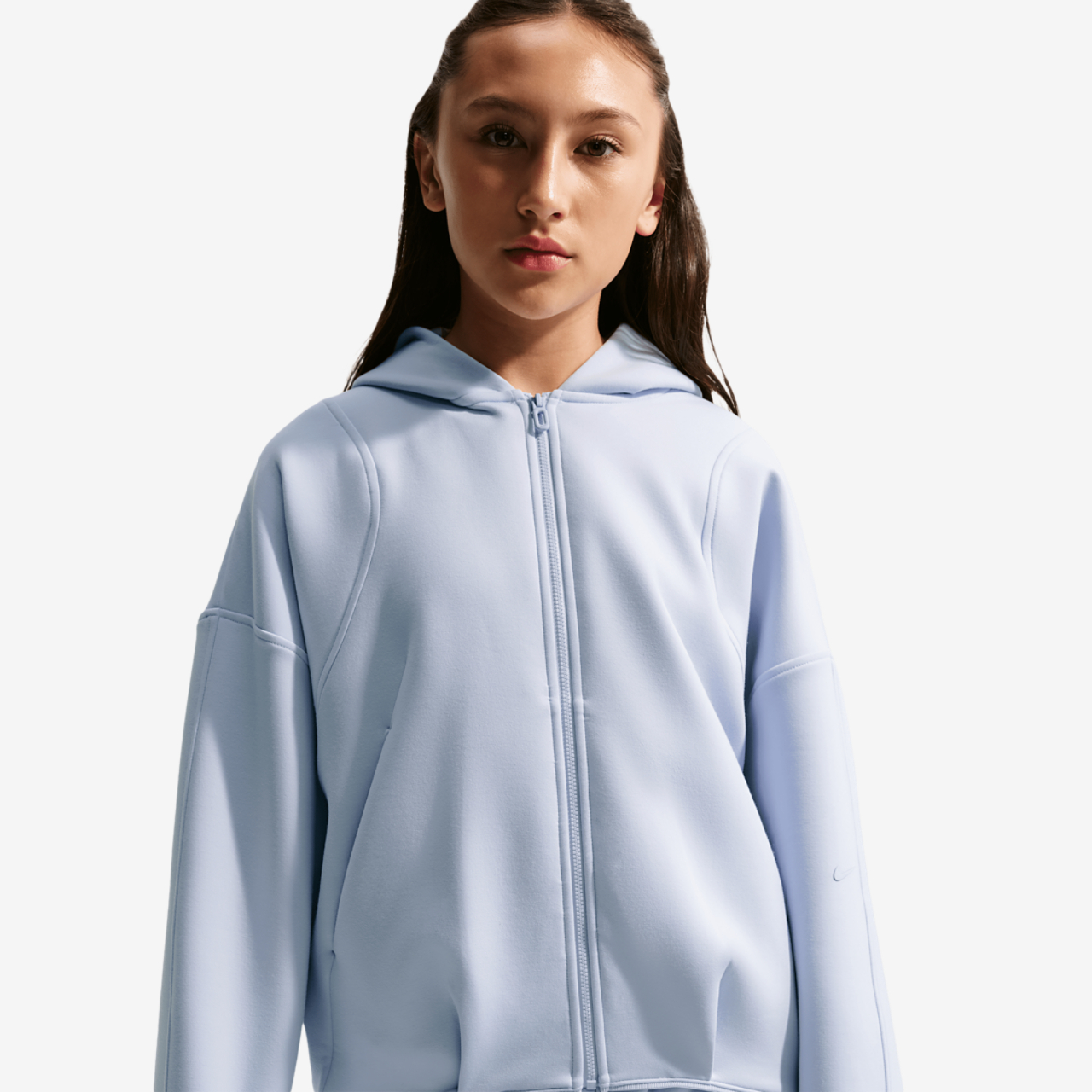 Nike Mavn TechFit Knit FZ Hoodie Image 1 of 4. Tap to open photo gallery.