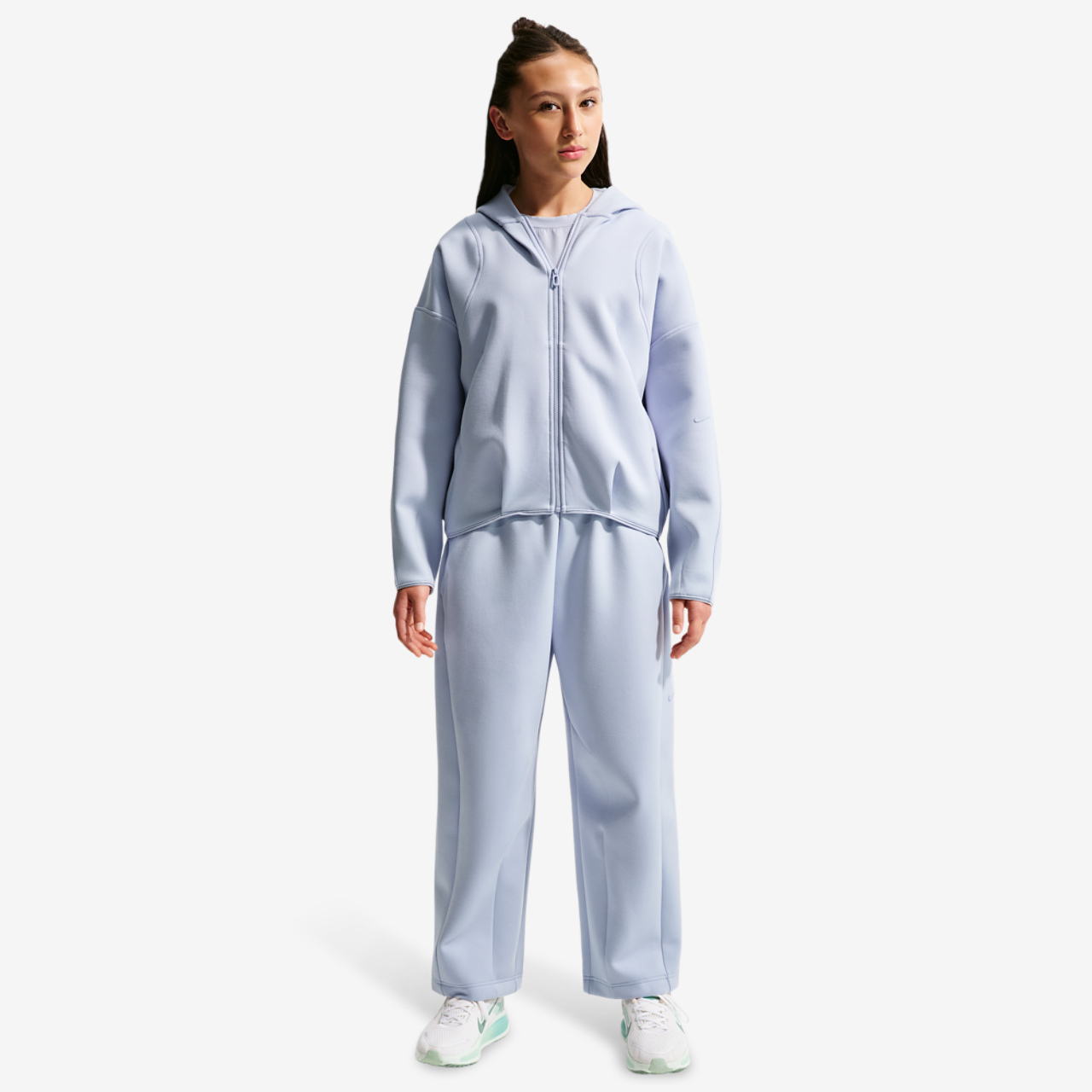 Nike Mavn TechFit Knit FZ Hoodie Image 3 of 4. Tap to open photo gallery.
