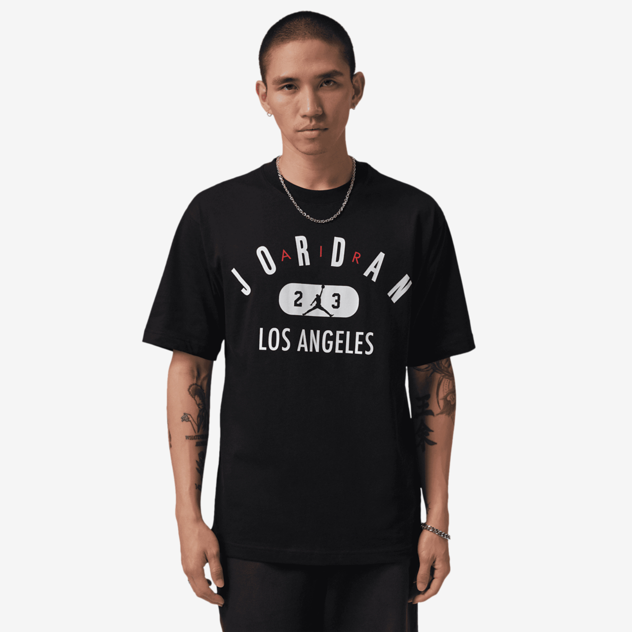 Jordan Los Angeles City Short Sleeve Crew Image 1 of 4. Tap to open photo gallery.