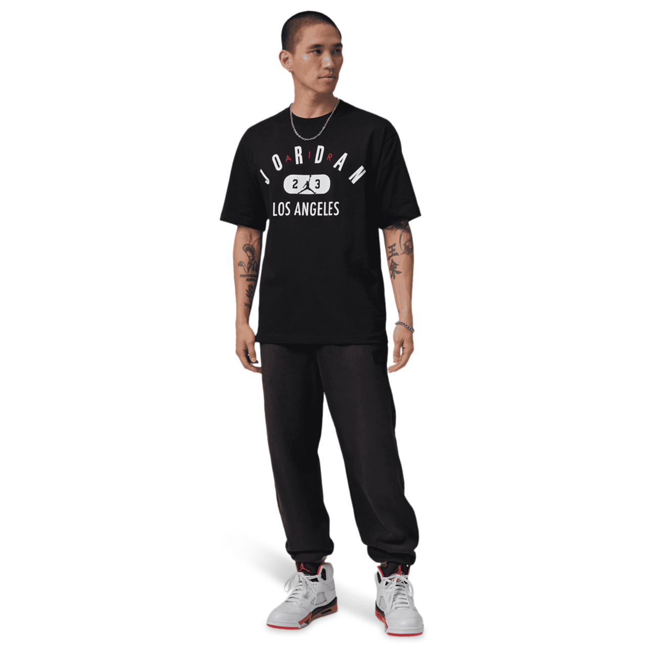 Jordan Los Angeles City Short Sleeve Crew Image 4 of 4. Tap to open photo gallery.