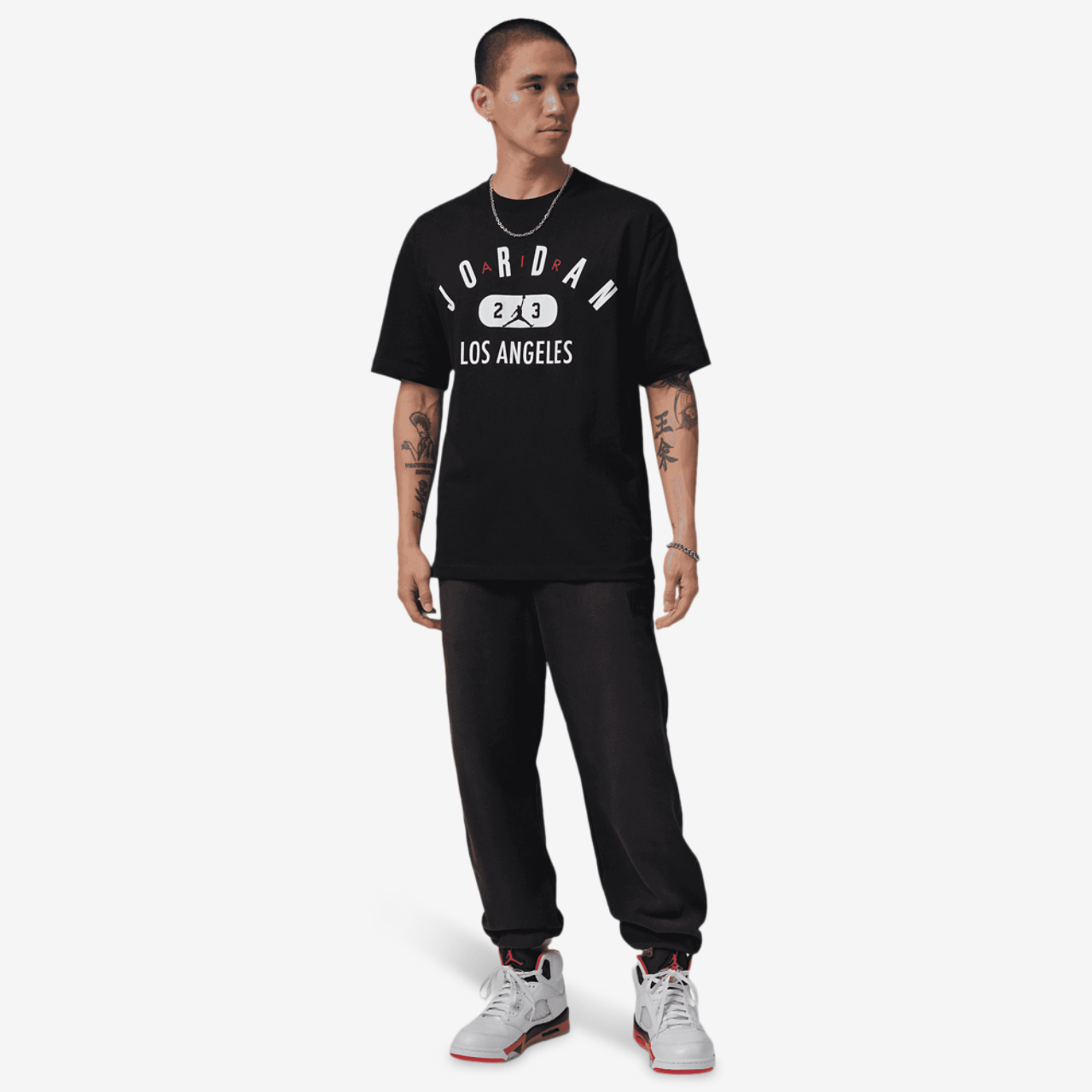 Jordan Los Angeles City Short Sleeve Crew Image 4 of 4. Tap to open photo gallery.
