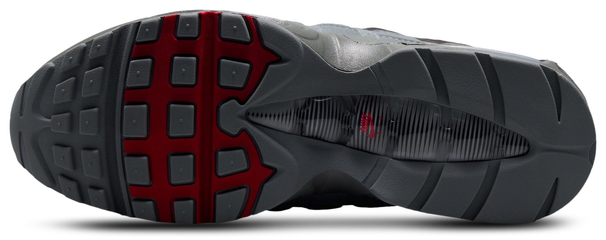Nike Air Max 95 Big Bubble - Tough Red/Smoke Grey/Black - Image 5