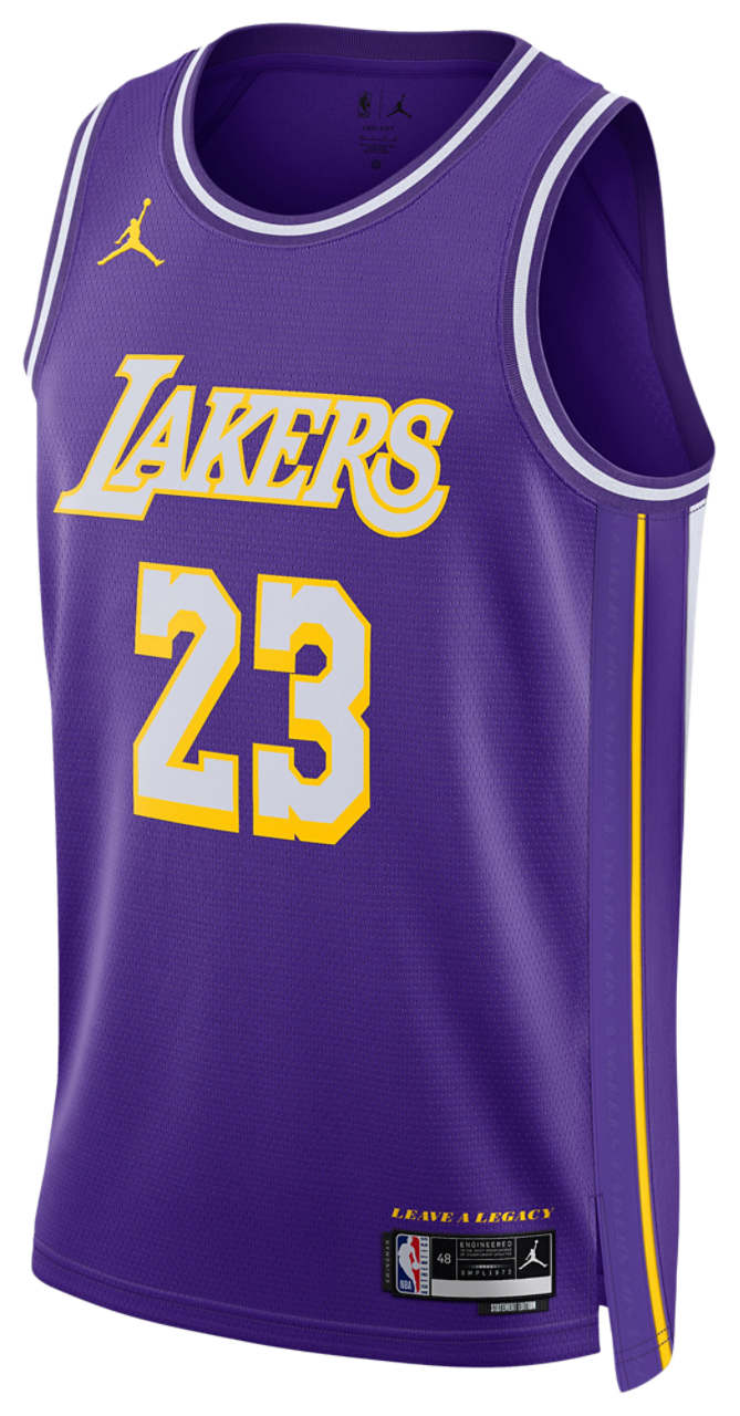Nike Lakers Dri-FIT STM 25 Swingman Jersey Image 1 of 2. Tap to open photo gallery.