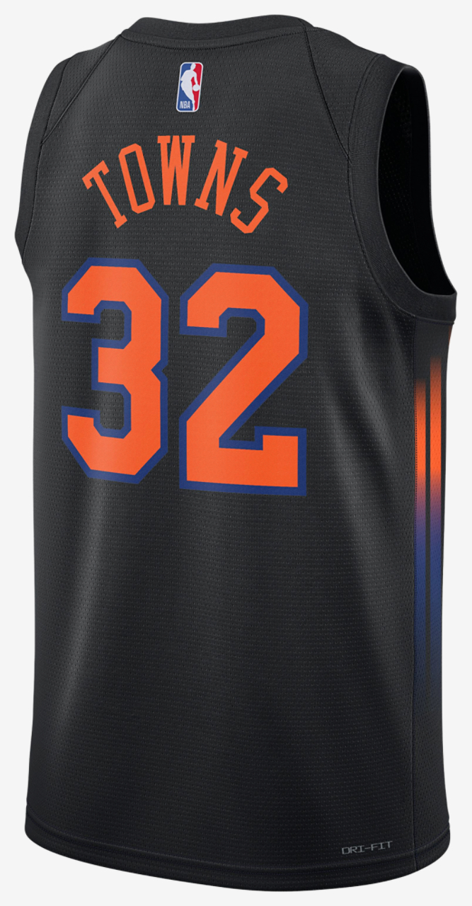 Nike Knicks Dri-FIT STM 25 Swingman Jersey Image 2 of 2. Tap to open photo gallery.