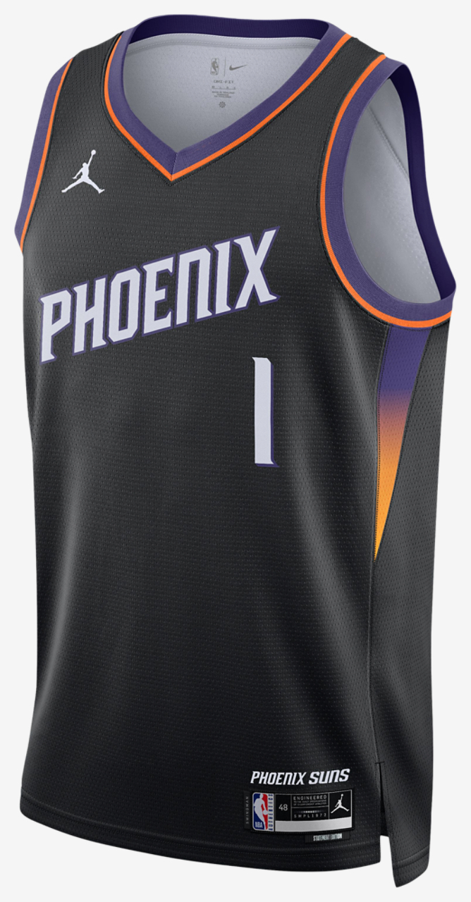 Nike Suns Dri-FIT STM 25 Swingman Jersey Image 1 of 2. Tap to open photo gallery.