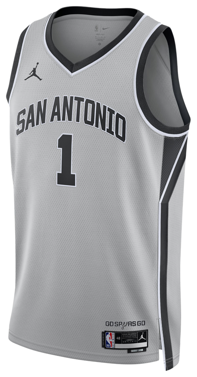 Nike Spurs Dri-FIT STM 25 Swingman Jersey Image 1 of 2. Tap to open photo gallery.