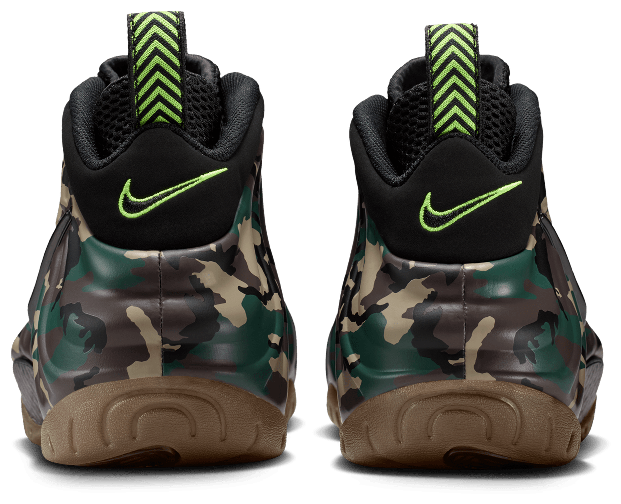 Nike Air Foamposite Pro - Men's - Black/Green - Image 3