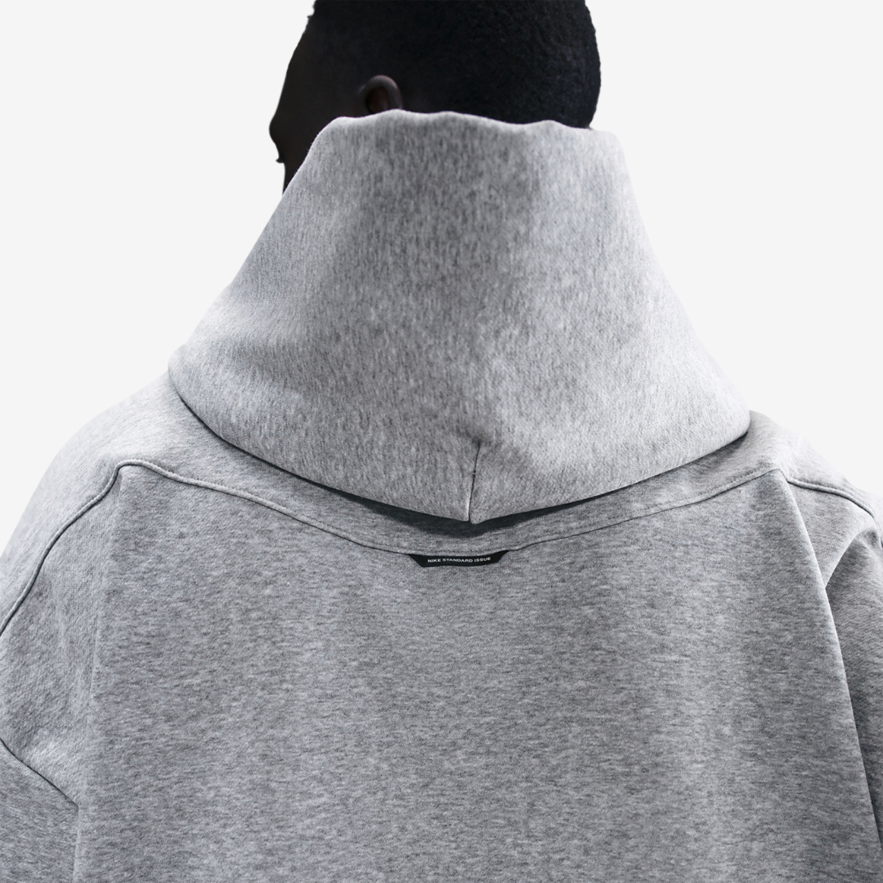 Nike Standard Issue Brushed Pullover Hoodie Image 2 of 3. Tap to open photo gallery.
