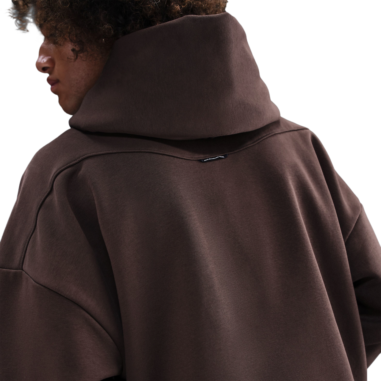Nike Standard Issue Brushed Pullover Hoodie Image 2 of 3. Tap to open photo gallery.