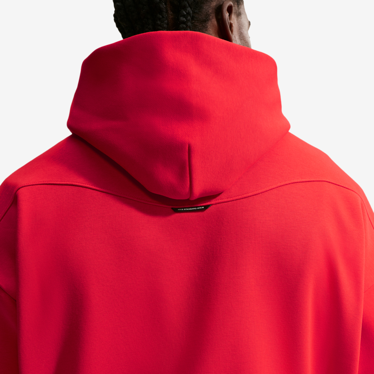 Nike Standard Issue Brushed Pullover Hoodie Image 2 of 4. Tap to open photo gallery.