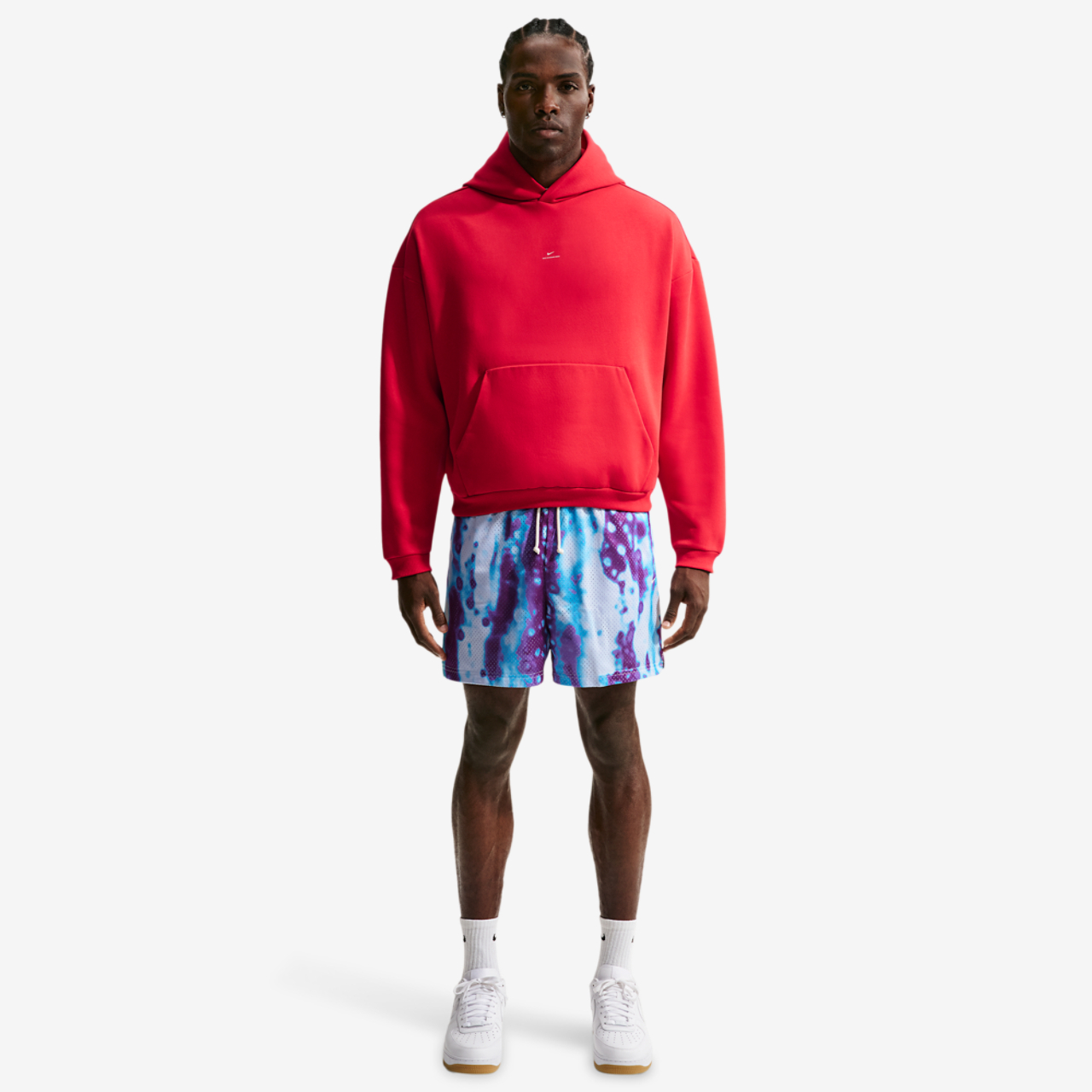 Nike Standard Issue Brushed Pullover Hoodie Image 3 of 4. Tap to open photo gallery.