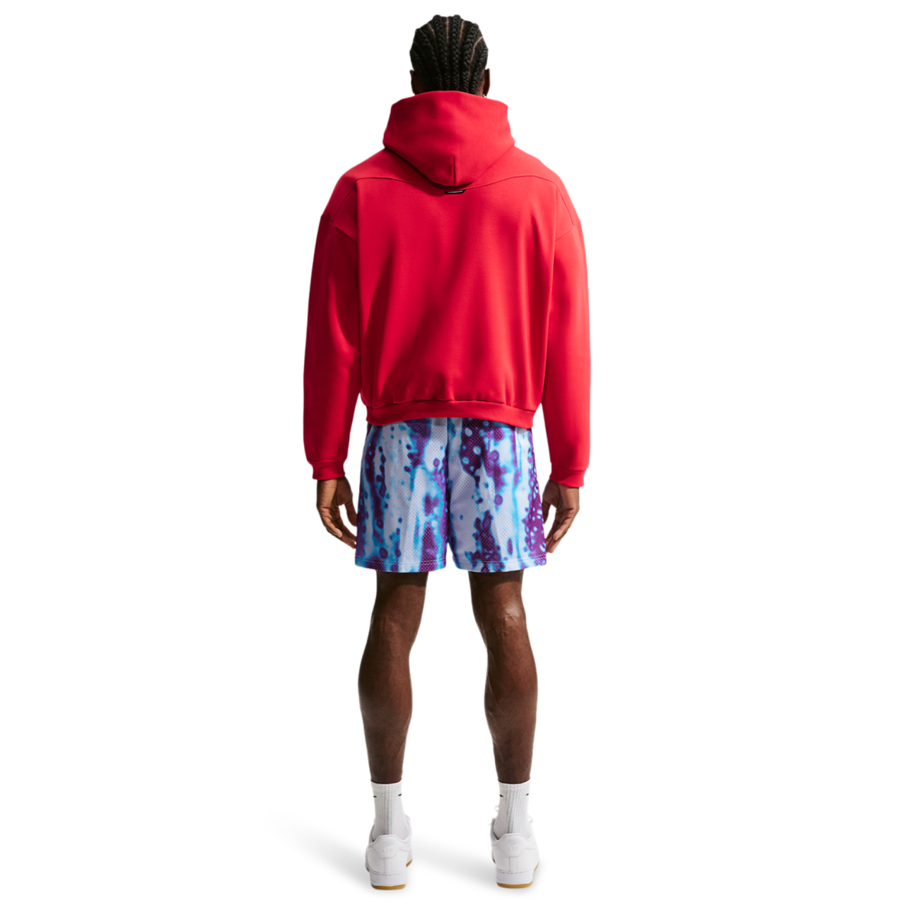 Nike Standard Issue Brushed Pullover Hoodie Image 4 of 4. Tap to open photo gallery.