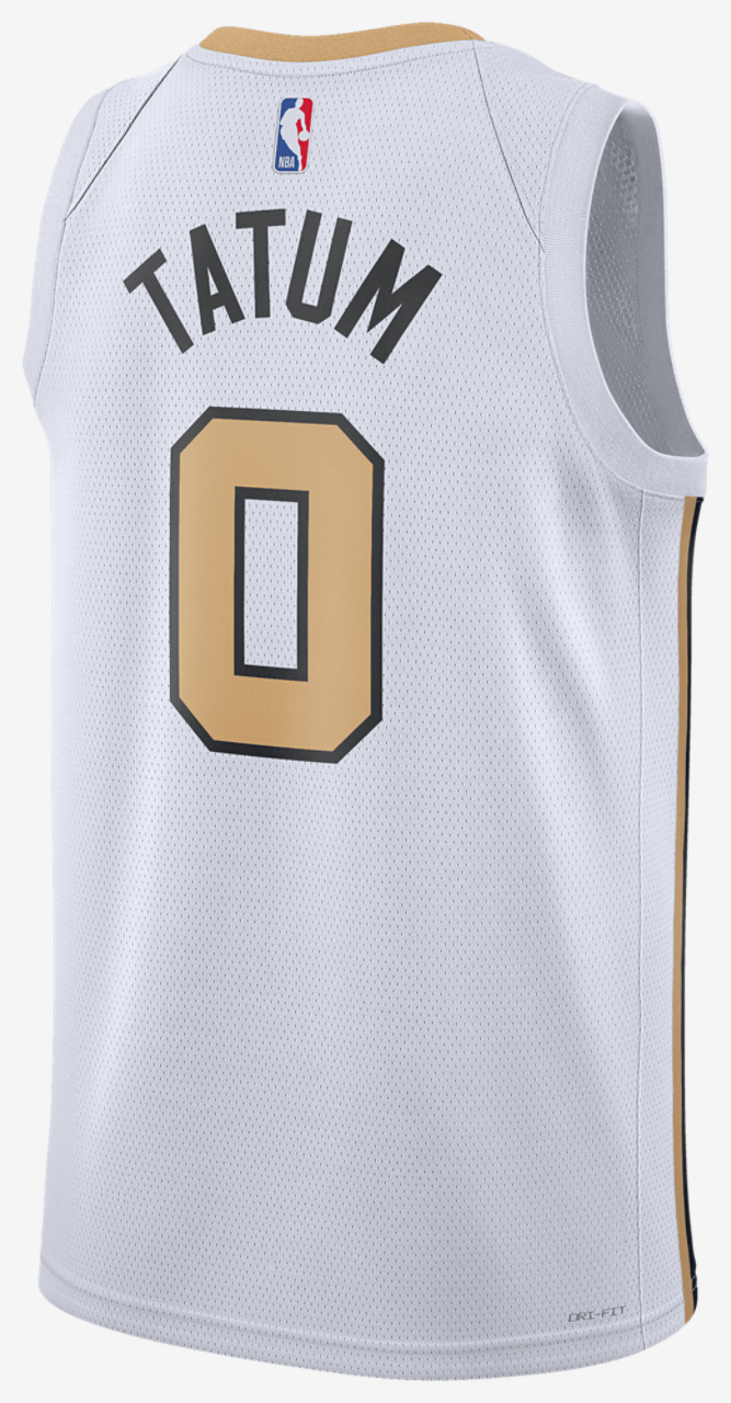 Nike Celtics Dri-FIT Swingman City Edition Jersey Image 1 of 2. Tap to open photo gallery.