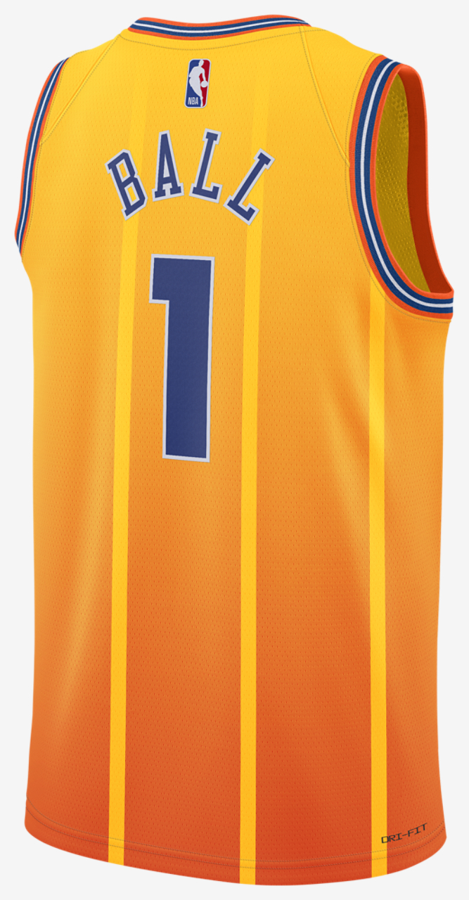 Nike Hornets Dri-FIT Swingman City Edition Jersey Image 2 of 2. Tap to open photo gallery.