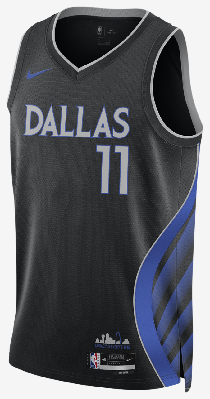 Nike Mavericks Dri-FIT Swingman City Edition Jersey Image 1 of 2. Tap to open photo gallery.