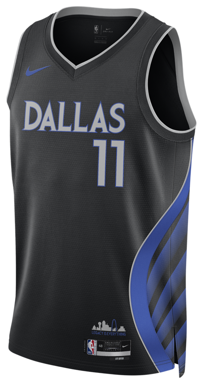 Nike Mavericks Dri-FIT Swingman City Edition Jersey Image 1 of 2. Tap to open photo gallery.