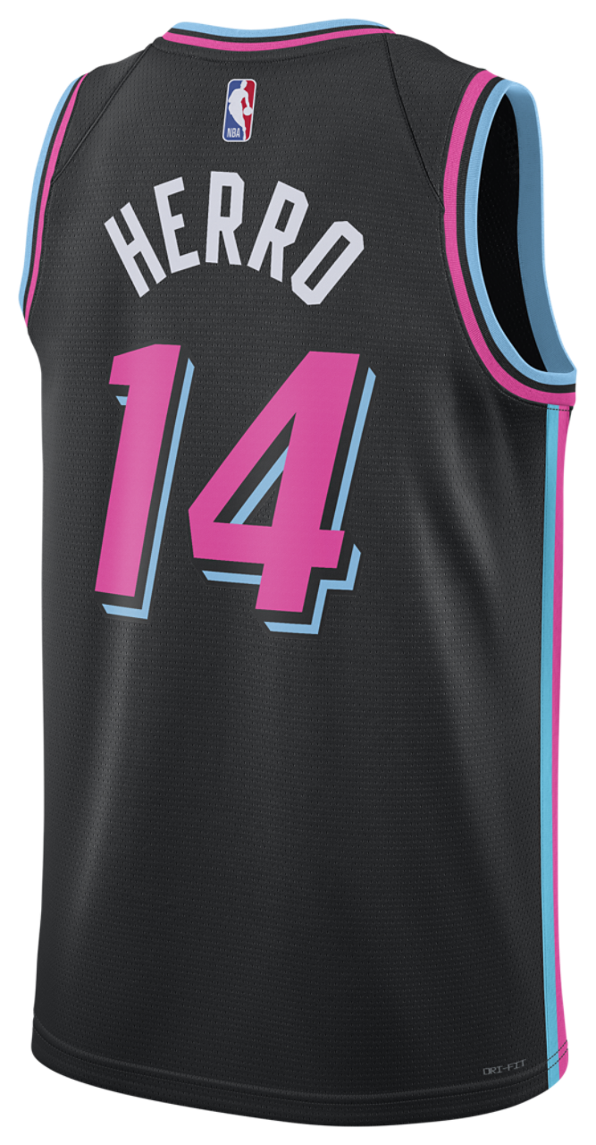 Nike Heat Dri-FIT Swingman City Edition Jersey Image 2 of 2. Tap to open photo gallery.
