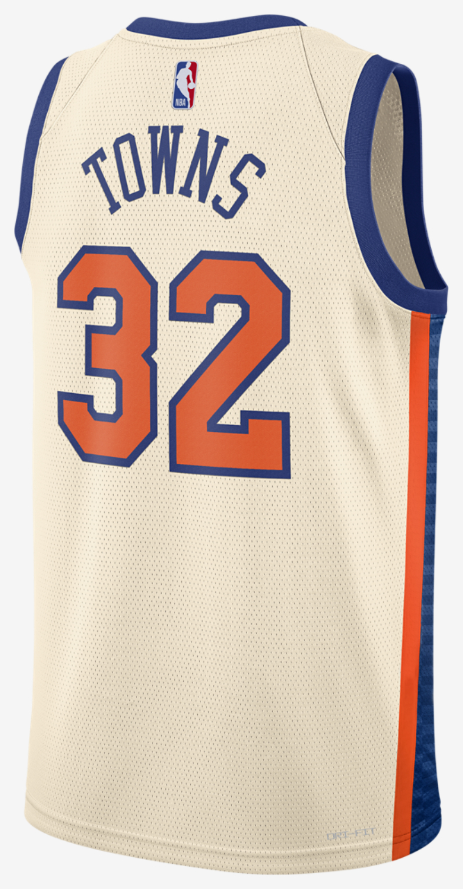 Nike Knicks Dri-FIT Swingman City Edition Jersey Image 2 of 2. Tap to open photo gallery.