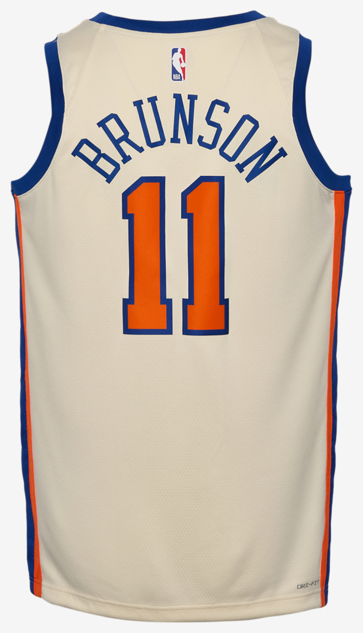Nike Knicks Dri-FIT Swingman City Edition Jersey Image 1 of 2. Tap to open photo gallery.