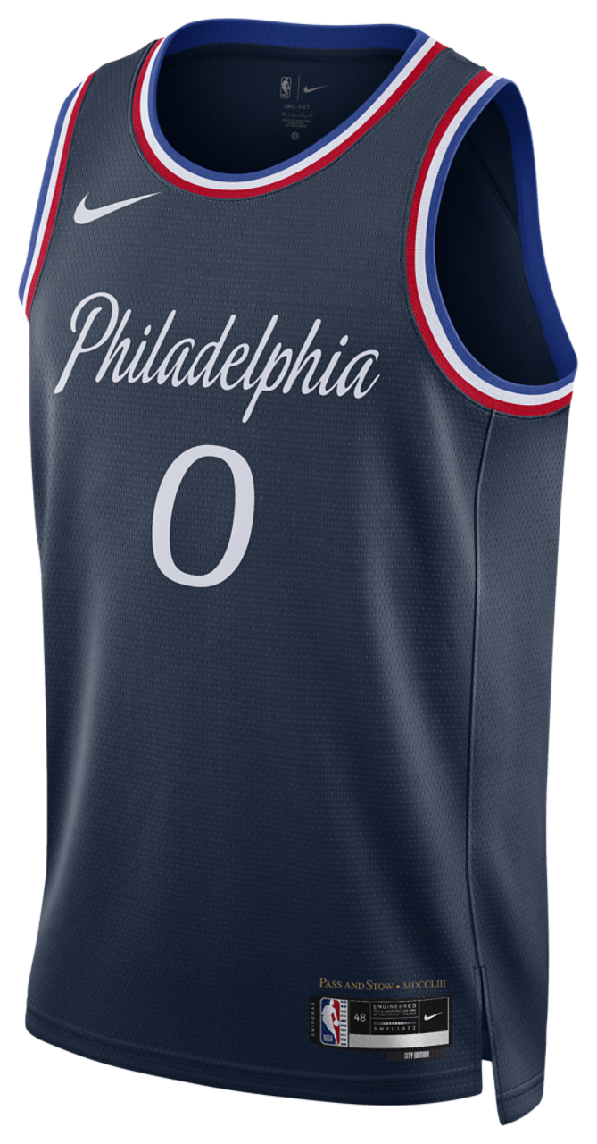 Nike 76ers Dri-FIT Swingman City Edition Jersey - Men's | Foot Locker