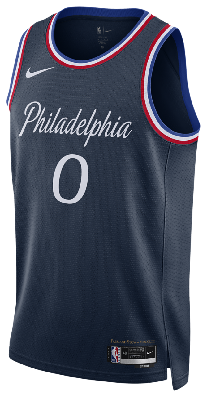 Nike 76ers Dri-FIT Swingman City Edition Jersey - Men's | Foot Locker