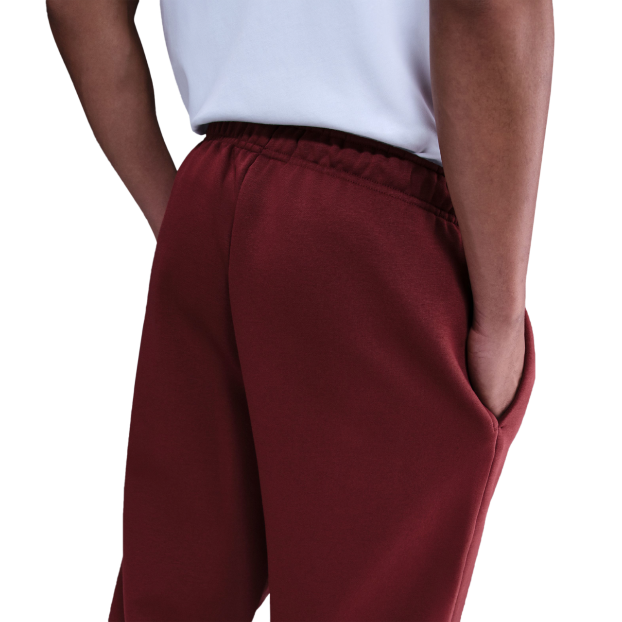 Nike Standard Issue Brushed Open Hem Pants Image 2 of 3. Tap to open photo gallery.