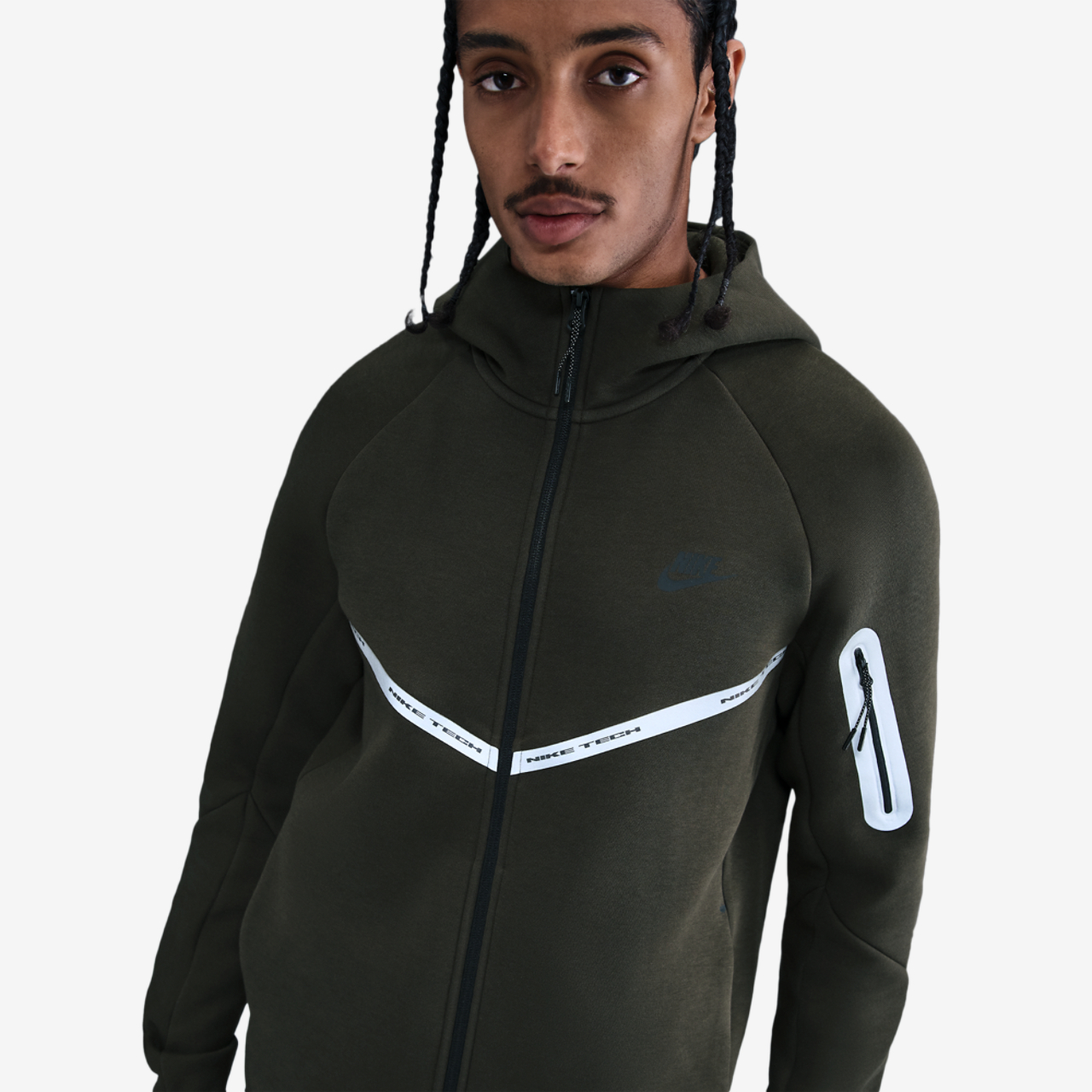 Nike Tech Fleece WR Full-Zip Jacket Image 1 of 5. Tap to open photo gallery.
