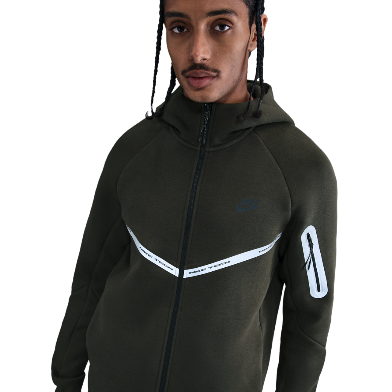 Nike Tech Fleece WR Full-Zip Jacket Image 1 of 5. Tap to open photo gallery.