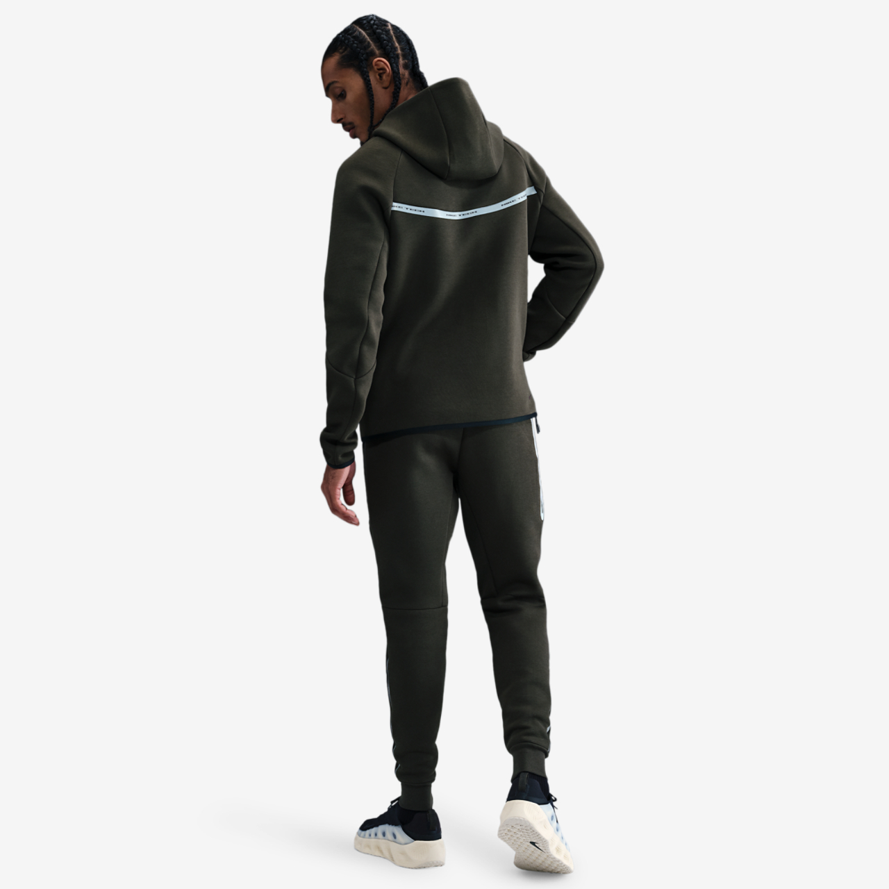 Nike Tech Fleece WR Full-Zip Jacket Image 5 of 5. Tap to open photo gallery.