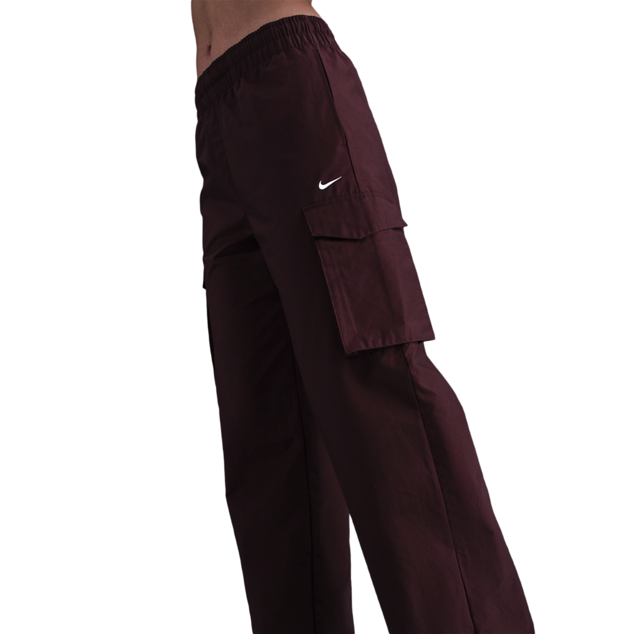 Nike NSW EVRTHNG Woven Mid Rise Cargo Pants Image 1 of 6. Tap to open photo gallery.