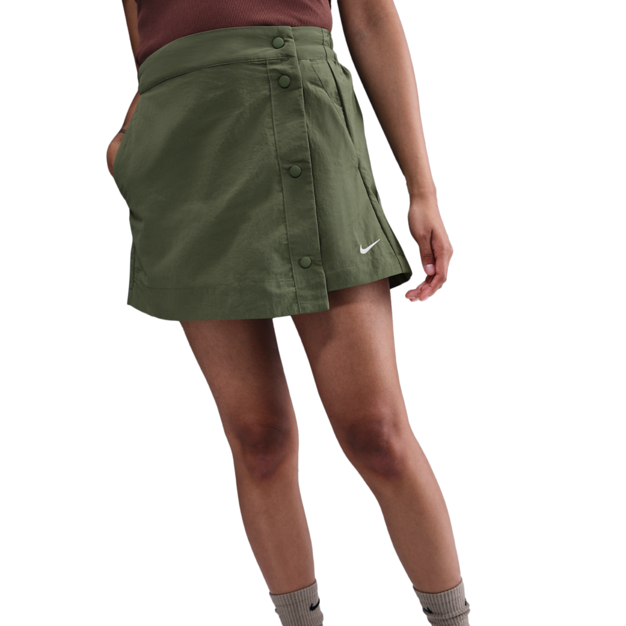 Nike NSW Essential Woven 3" Skort Image 1 of 5. Tap to open photo gallery.