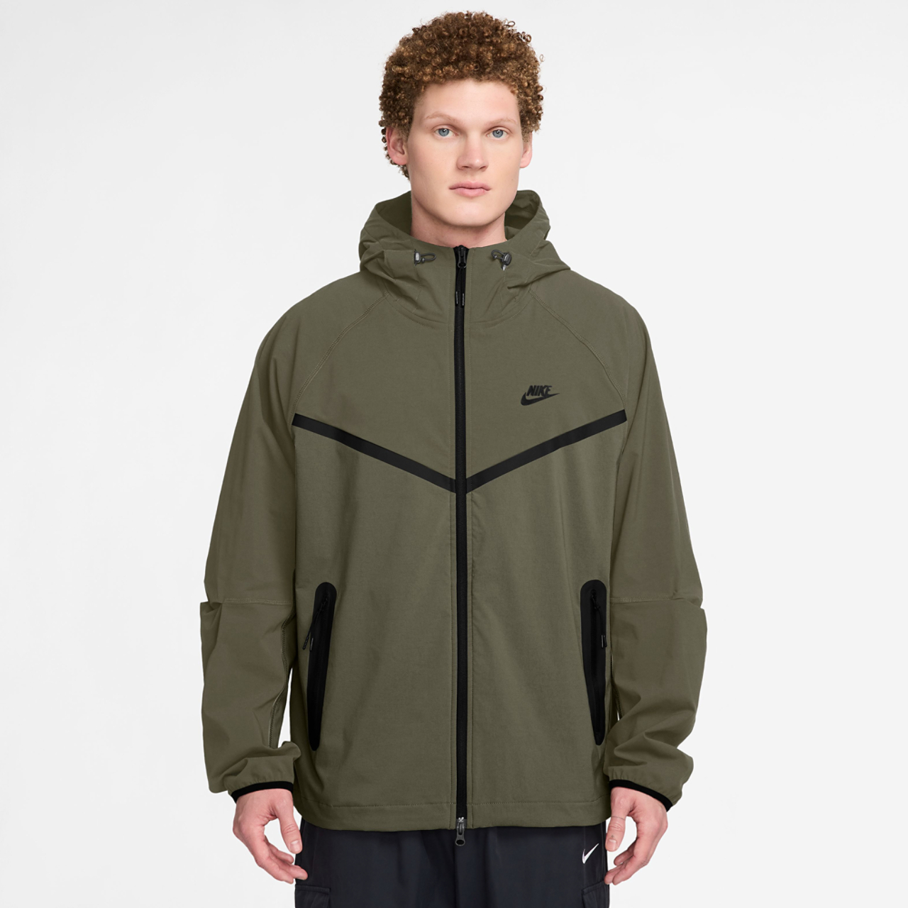 Nike Tech Woven WR Full-Zip Jacket Image 1 of 3. Tap to open photo gallery.