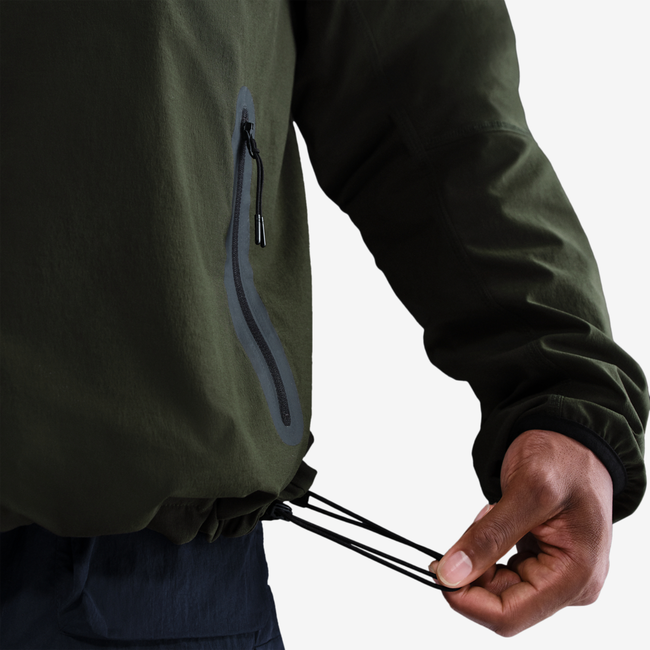 Nike Tech Woven WR Full-Zip Jacket Image 3 of 5. Tap to open photo gallery.