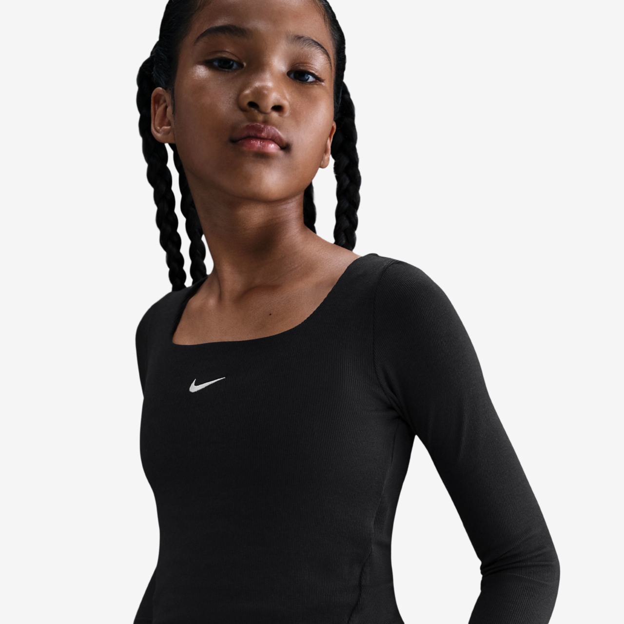 Nike Sty Star Long Sleeve Top Image 1 of 5. Tap to open photo gallery.