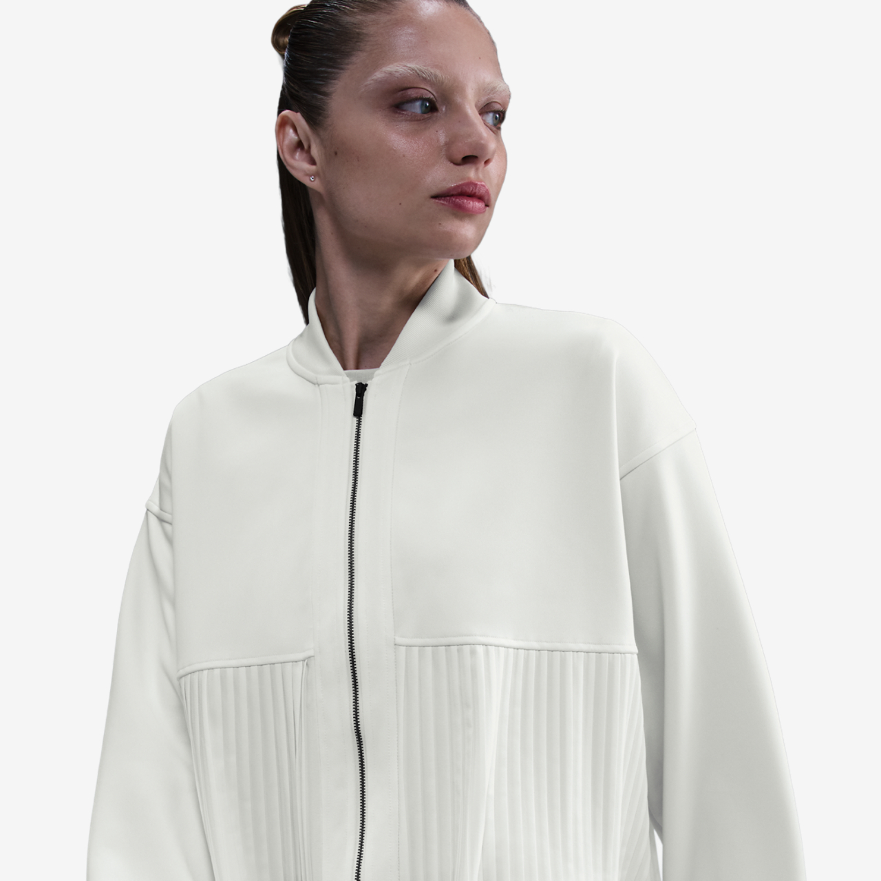 Nike NSW Pleated Jacket Image 1 of 4. Tap to open photo gallery.