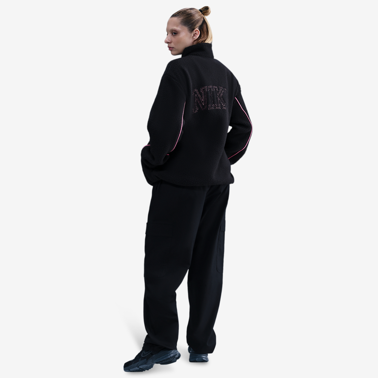 Nike NSW Sherpa Logo Jacket Image 4 of 4. Tap to open photo gallery.