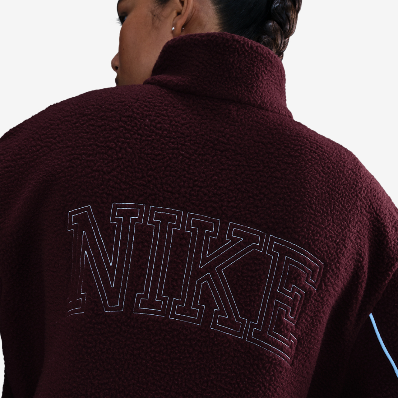 Nike NSW Sherpa Logo Jacket Image 2 of 4. Tap to open photo gallery.