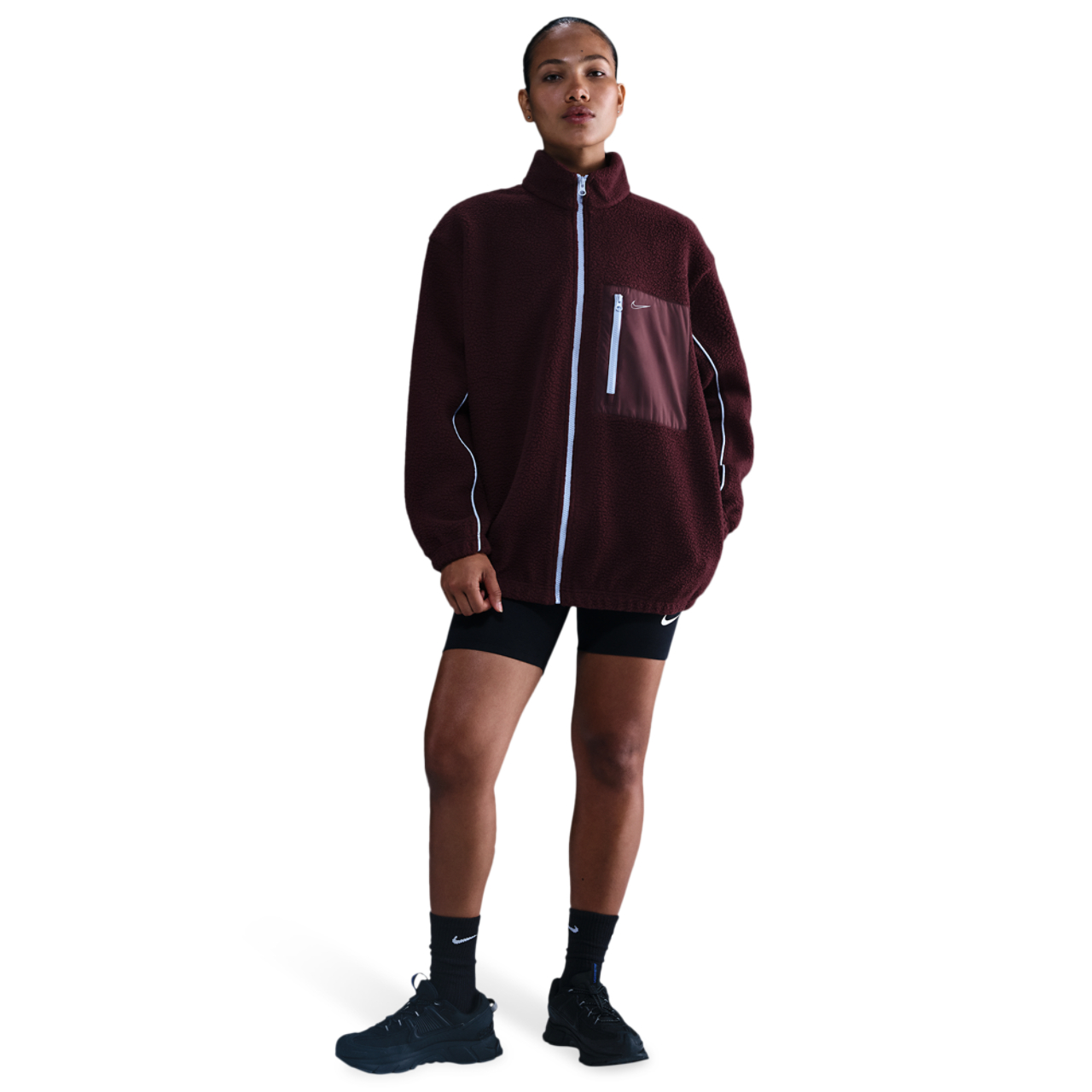 Nike NSW Sherpa Logo Jacket - Women's | Foot Locker