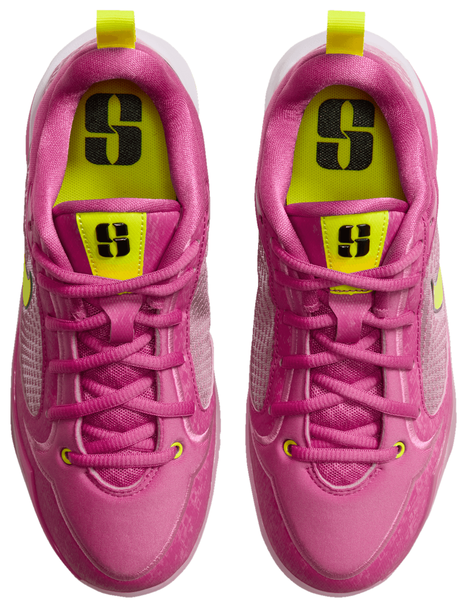 Nike Sabrina 4 童款 - Pink Rise/Lemon Venom/Desert Pink - Image 4
