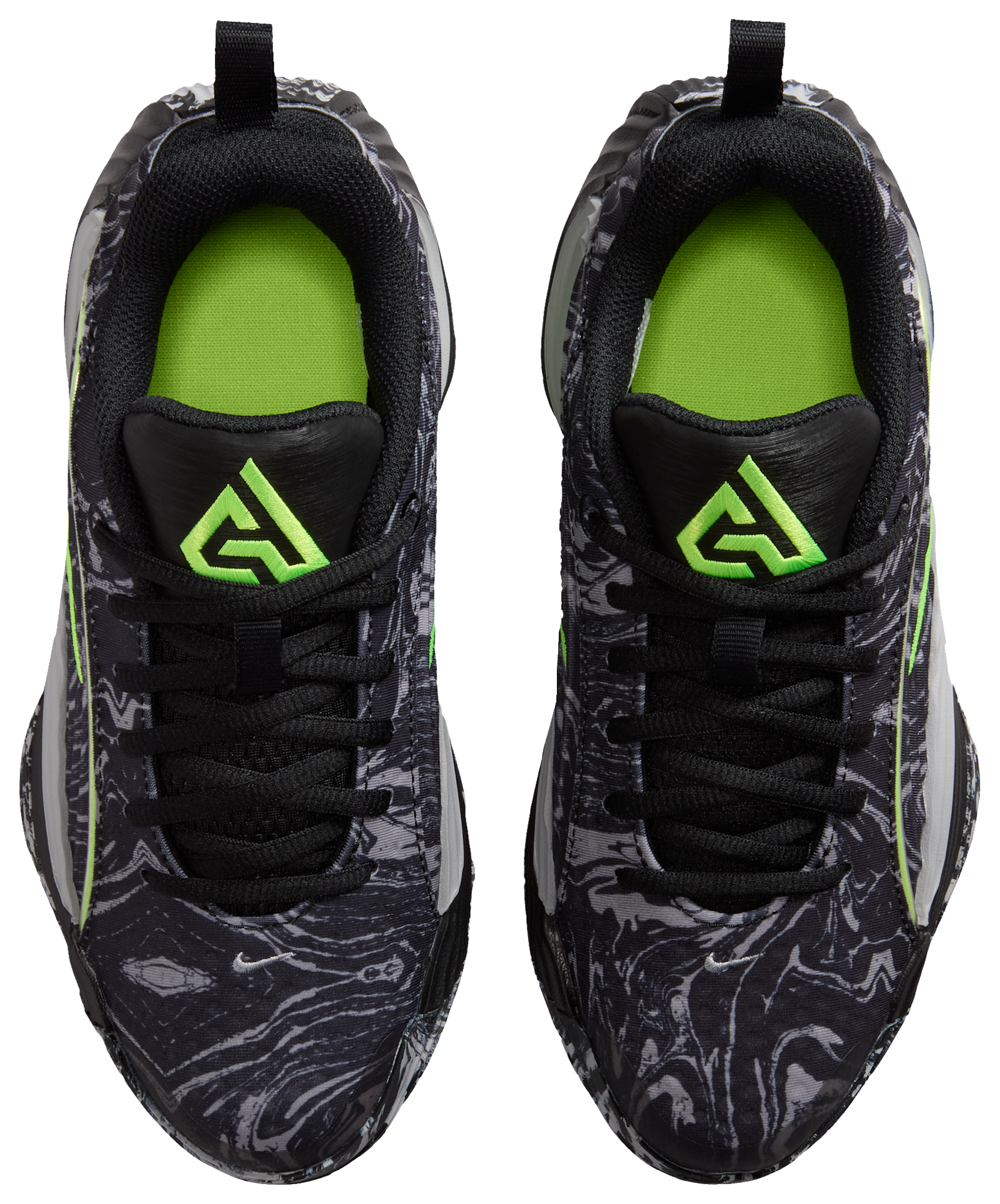 Nike Giannis Immortality 5 童款 - Black/Volt/Light Smoke Grey - Image 4