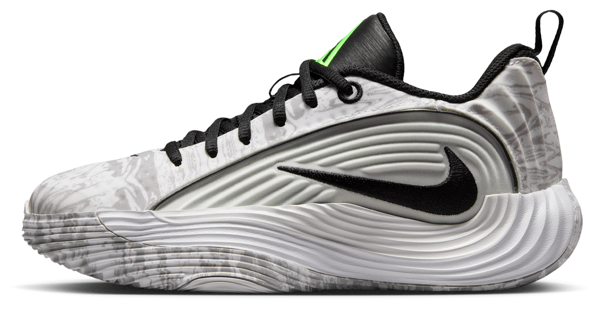 Nike Giannis Immortality 5 童款 - White/Metallic Silver/Off White - Image 2