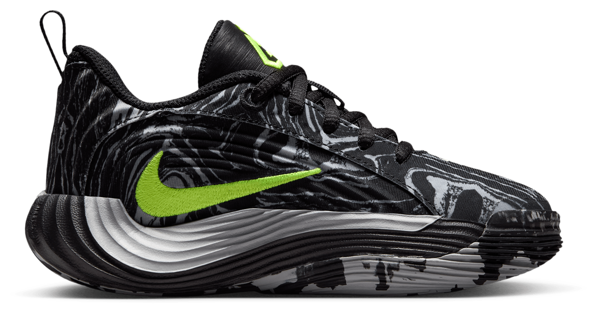 Nike Giannis Immortality 5 童款 - Black/Volt/Lt Smoke Grey - Image 1