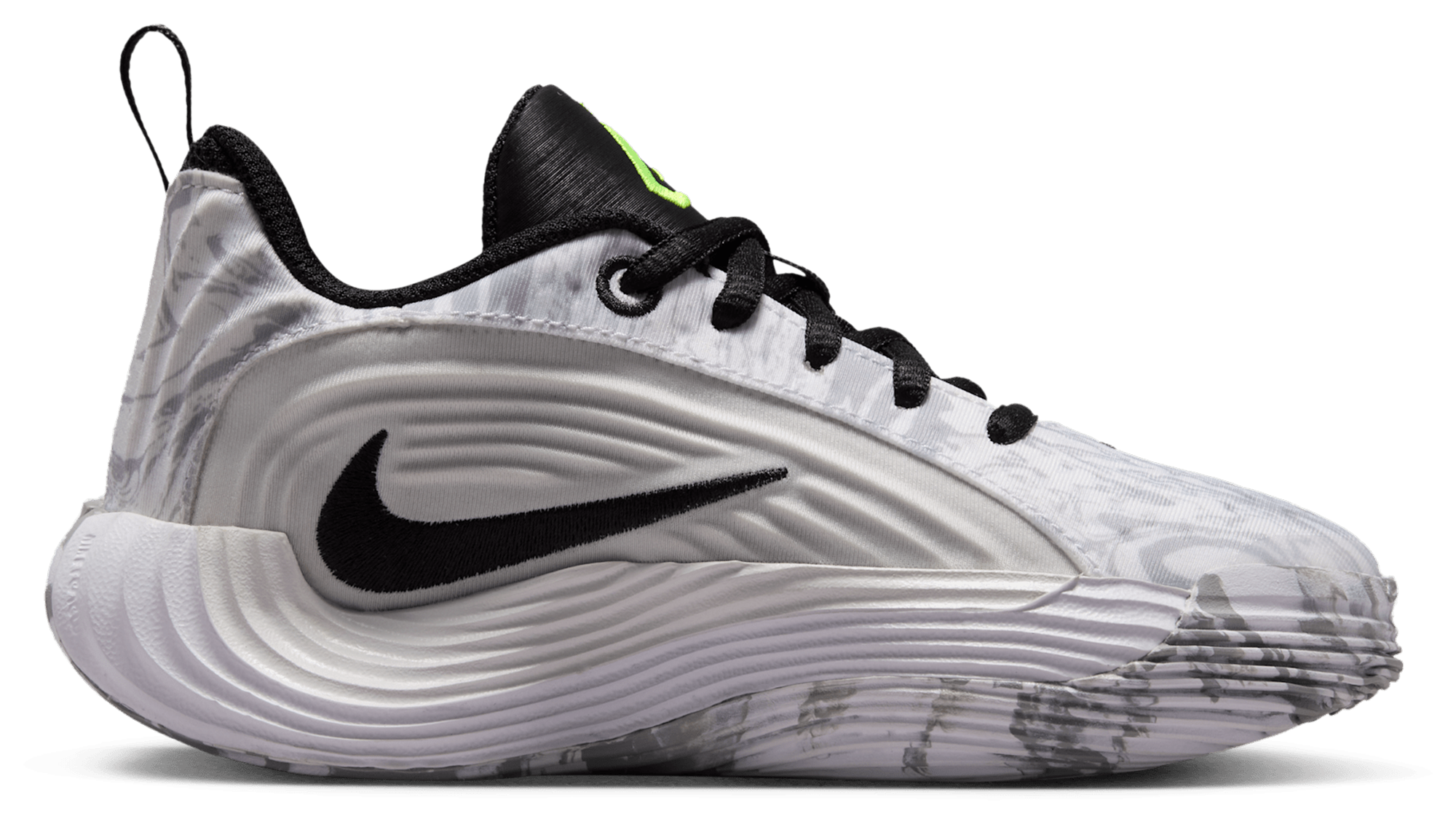 Nike Giannis Immortality 5 童款 - White/Metallic Silver/Off White - Image 1