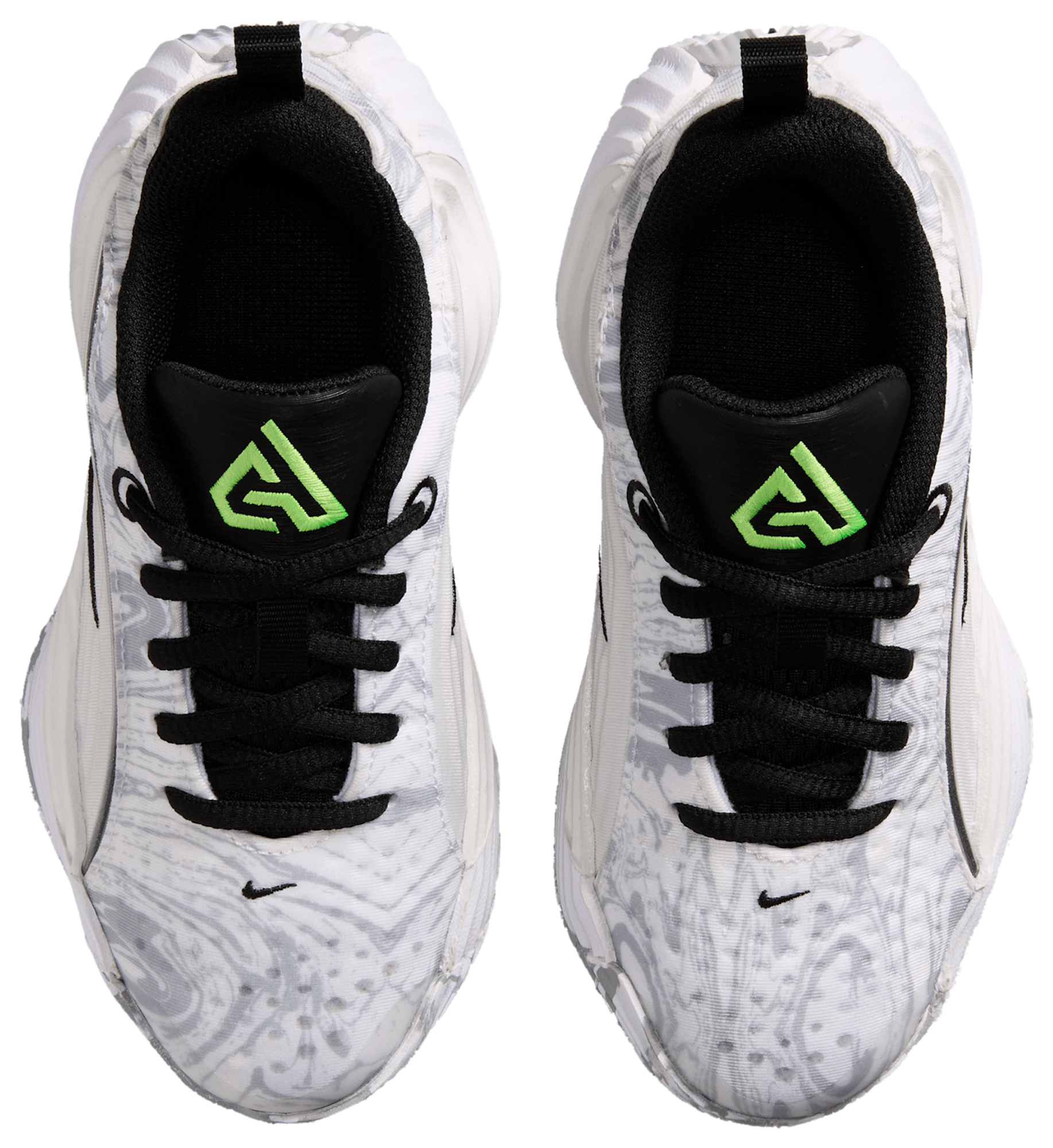 Nike Giannis Immortality 5 童款 - White/Metallic Silver/Off White - Image 4