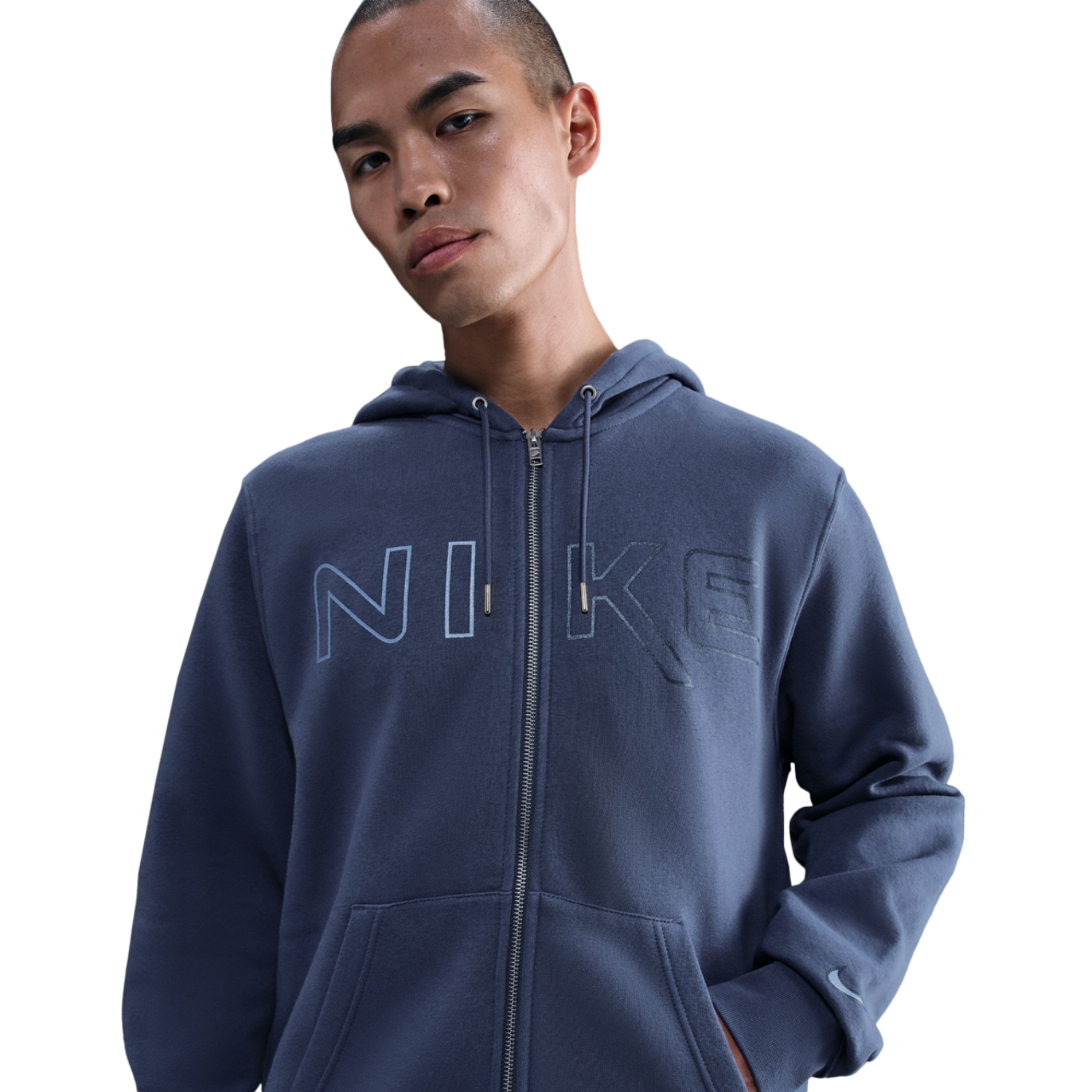 Nike Club Basketball Full-Zip Hoodie Image 1 of 3. Tap to open photo gallery.