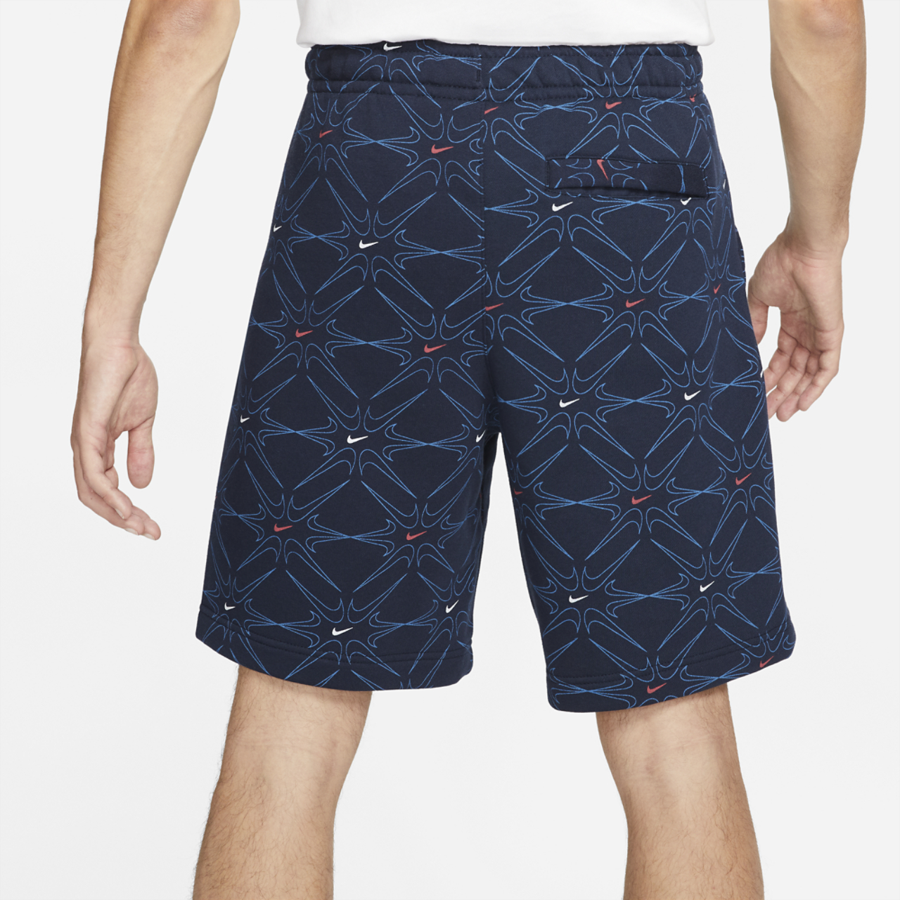 Nike Gel AOP Fleece Shorts Image 2 of 2. Tap to open photo gallery.