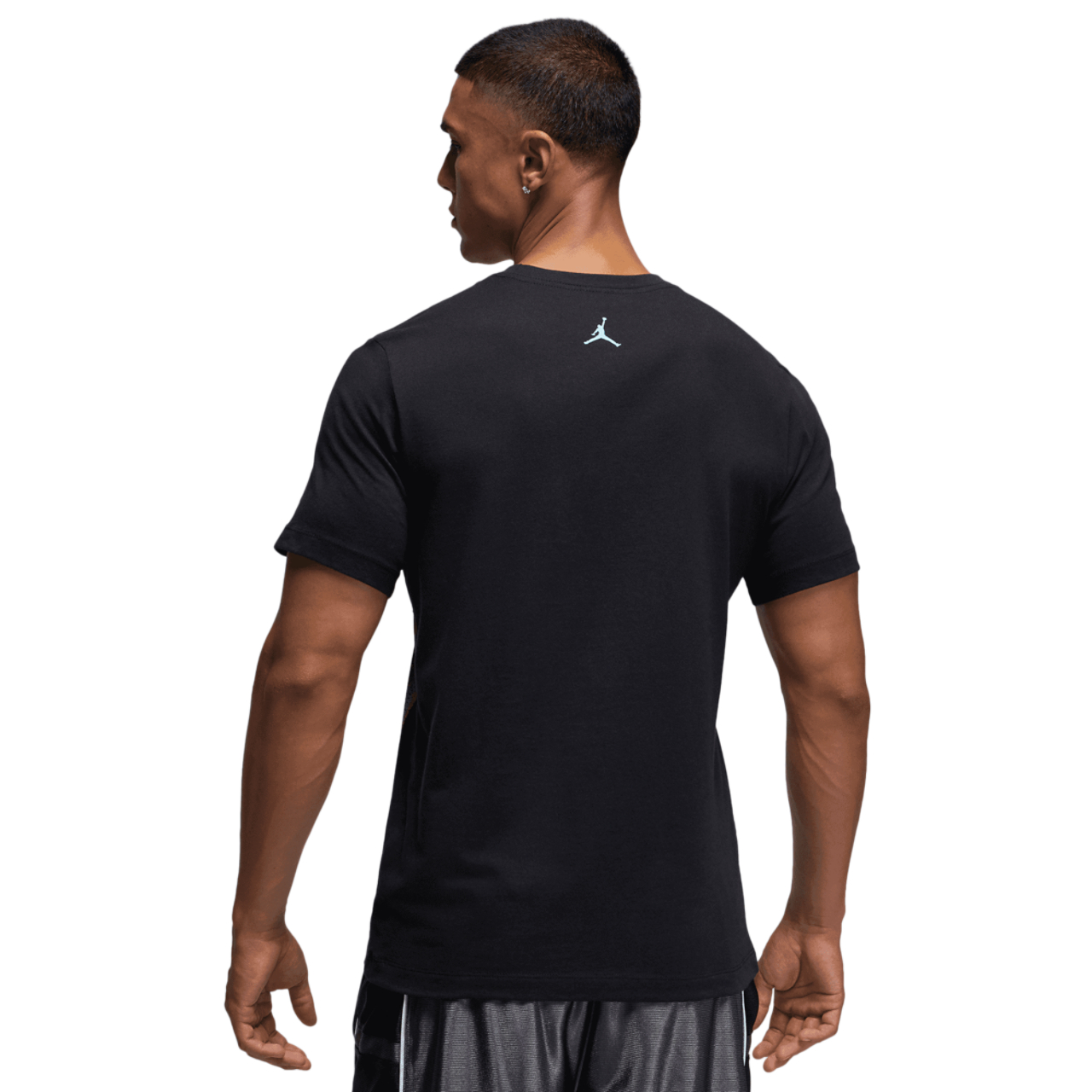 Jordan Dri-FIT Sport Graphic Short Sleeve Crew Image 2 of 6. Tap to open photo gallery.