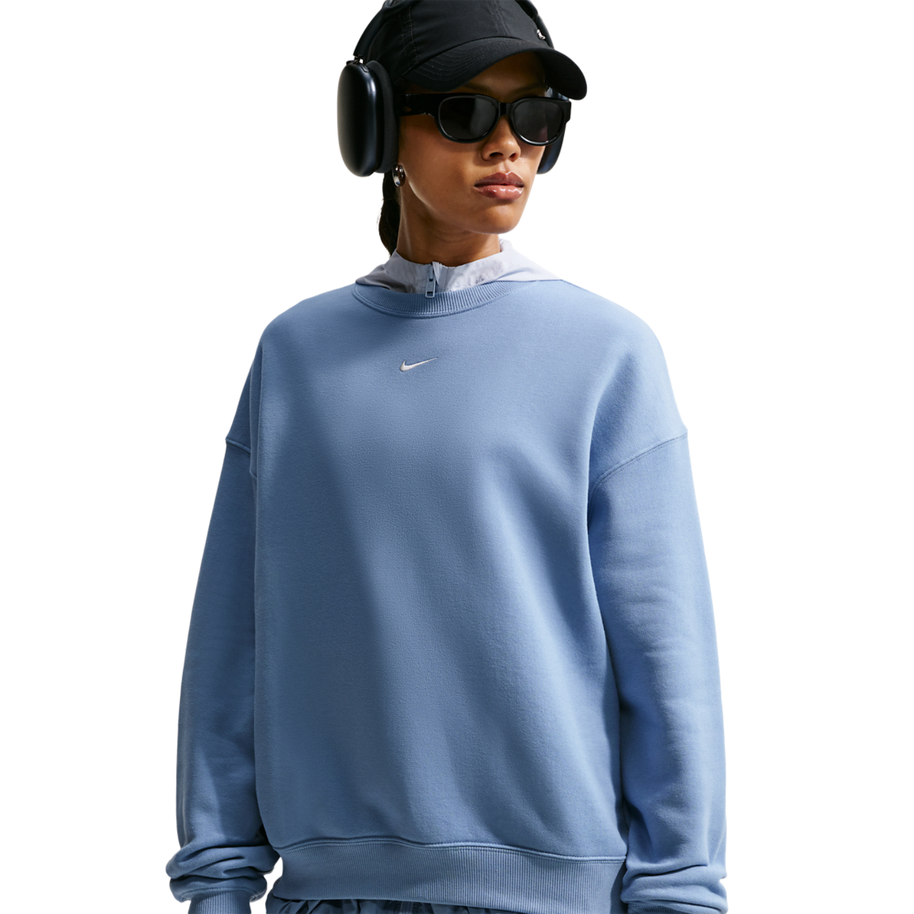 Nike Studio Fleece Oversized Crew - Women's | Foot Locker