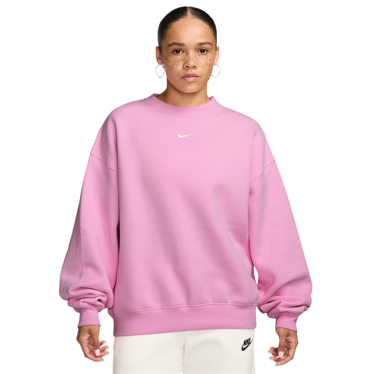 Nike Studio Oversized Fleece Crew - Women's | Foot Locker