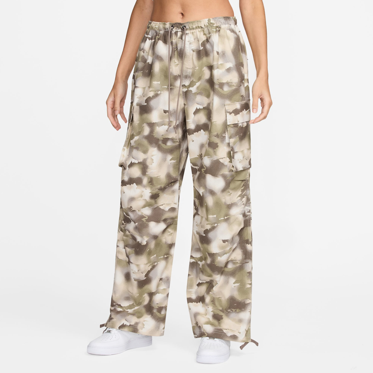 Nike NSW Camo Dance Cargo Pants Image 1 of 2. Tap to open photo gallery.